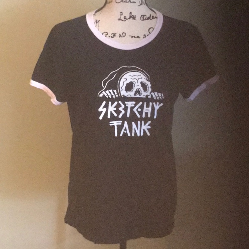 Women’s Cotton Tee Size- L Sketchy Tank Co. 7.00